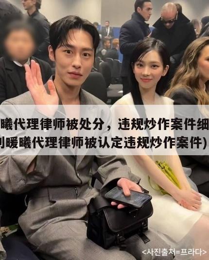 刘暖曦代理律师被处分，违规炒作案件细节披露(刘暖曦代理律师被认定违规炒作案件)  第1张