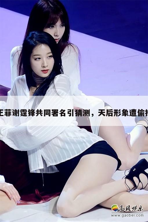 王菲谢霆锋共同署名引猜测，天后形象遭偷拍  第1张
