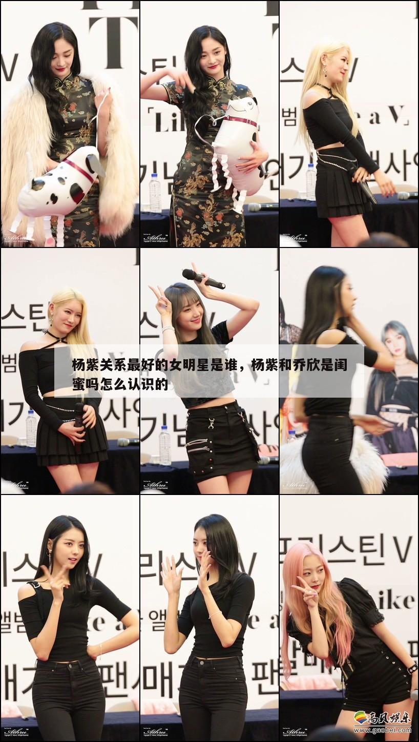 杨紫关系最好的女明星是谁，杨紫和乔欣是闺蜜吗怎么认识的