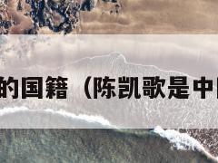 陈凯歌的国籍（陈凯歌是中国籍吗）  第1张