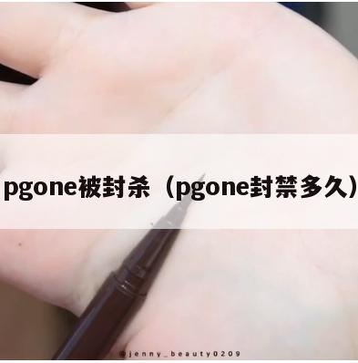 pgone被封杀（pgone封禁多久）  第1张