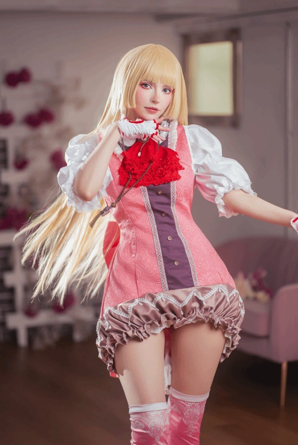 阿什莉体模COS《铁拳8》莉莉 金发大小姐很妩媚  第1张