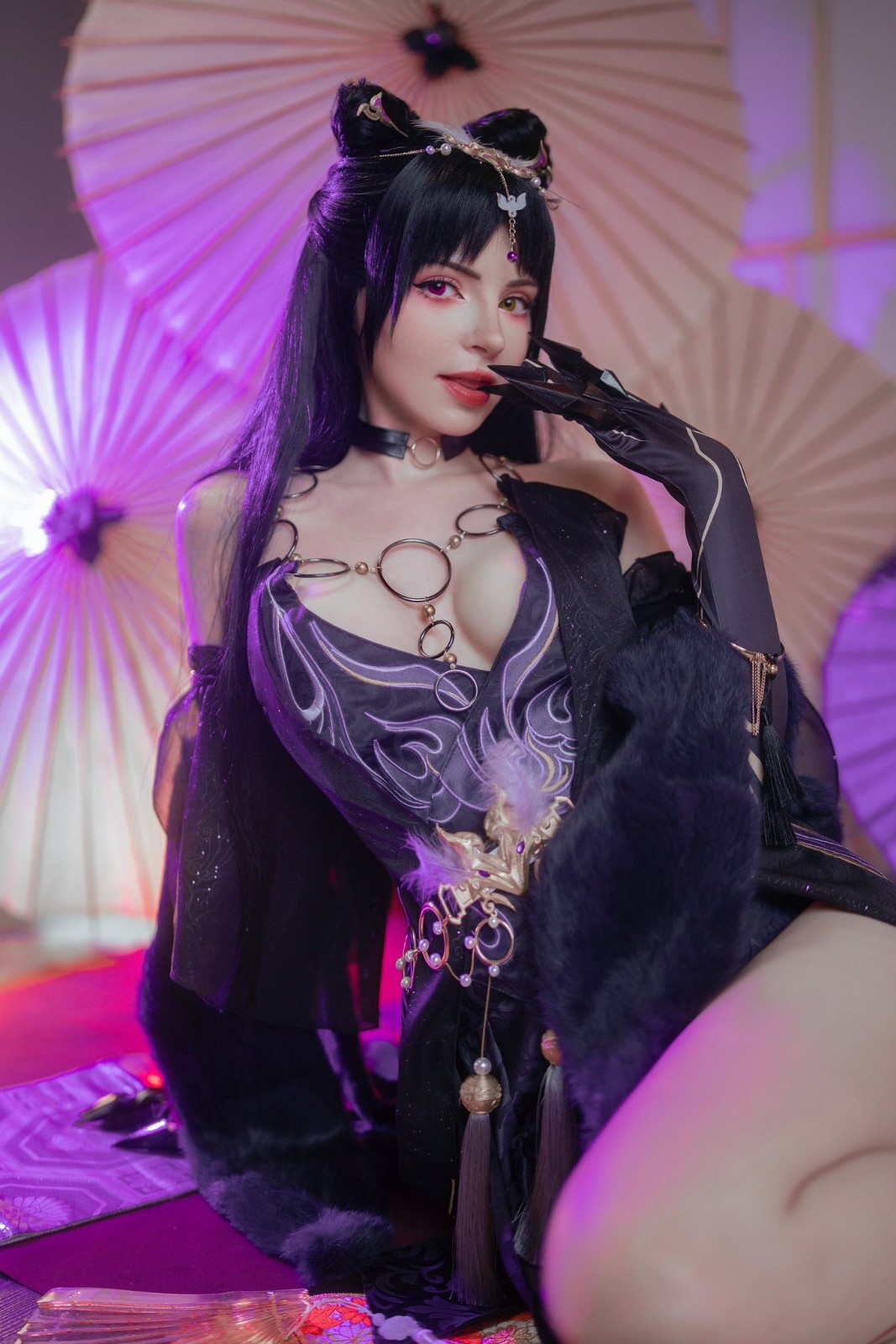阿什莉体模COS《铁拳8》莉莉 金发大小姐很妩媚  第5张